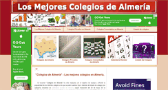 Desktop Screenshot of colegiosdealmeria.com