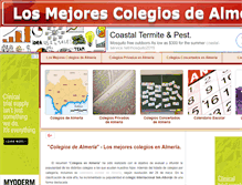 Tablet Screenshot of colegiosdealmeria.com